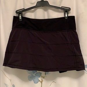 Pace Reveal Black Lululemon skort size 4